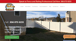 Desktop Screenshot of kandjfence.com